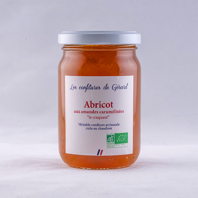Confiture aux Abricots et Amandes Effilées - 120g - CAT