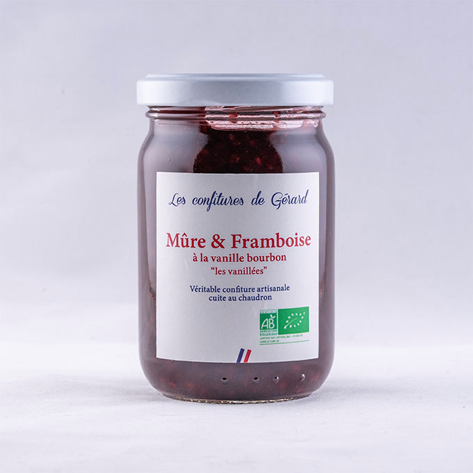 Confiture de mûre et de framboise  (230g)