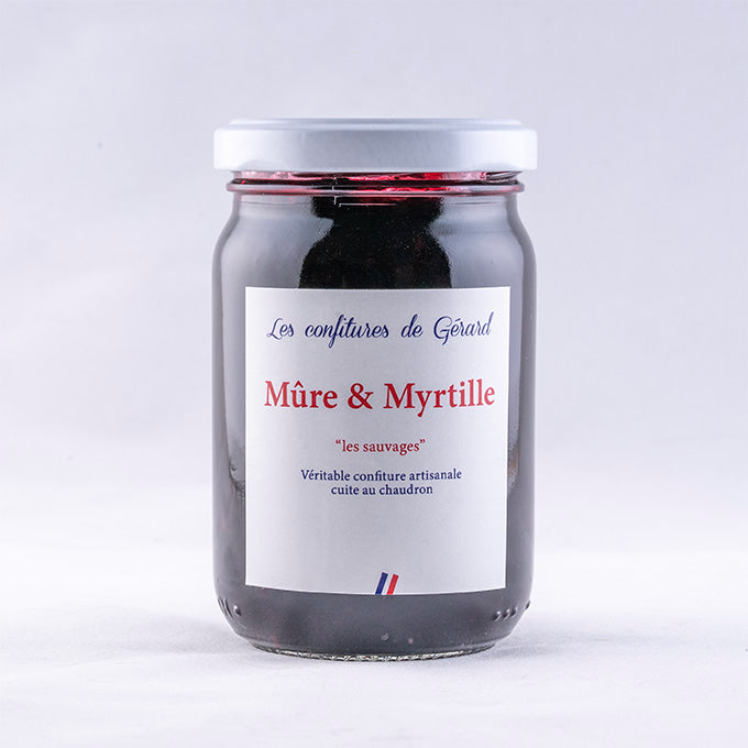 Confiture de mûre et myrtille sauvages (230g)