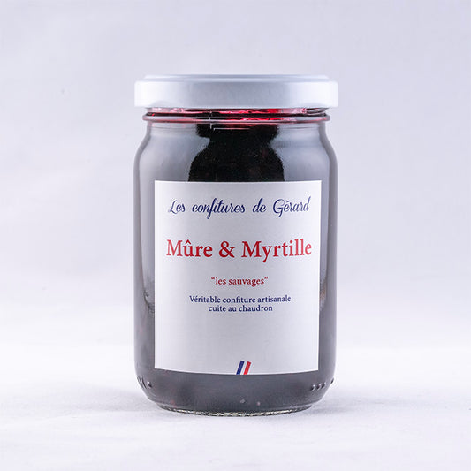 Confiture de mûre et myrtille sauvages (230g)