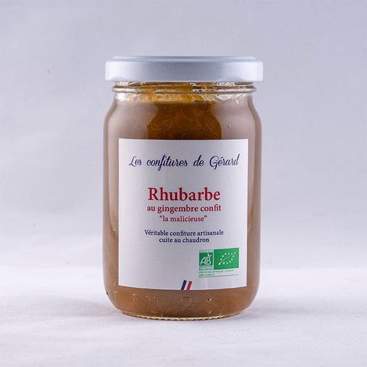 Confiture de rhubarbe (230g)